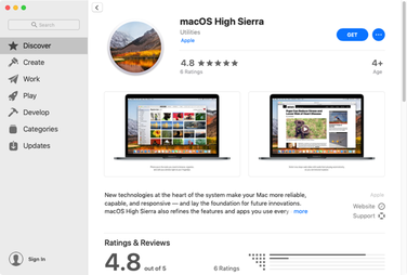 Get Sierra From App Store